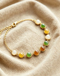 Multi‑Color  Beads Chain Bracelet