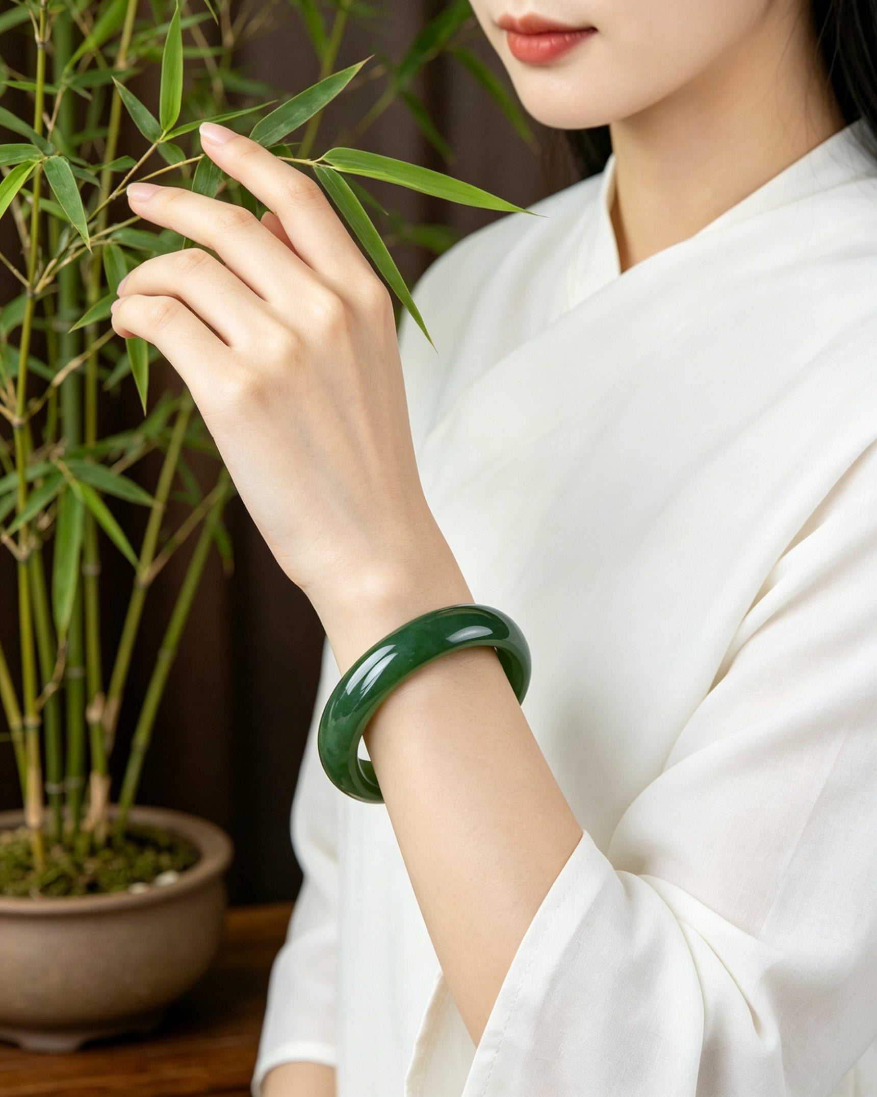 Pure Jasper Bangle