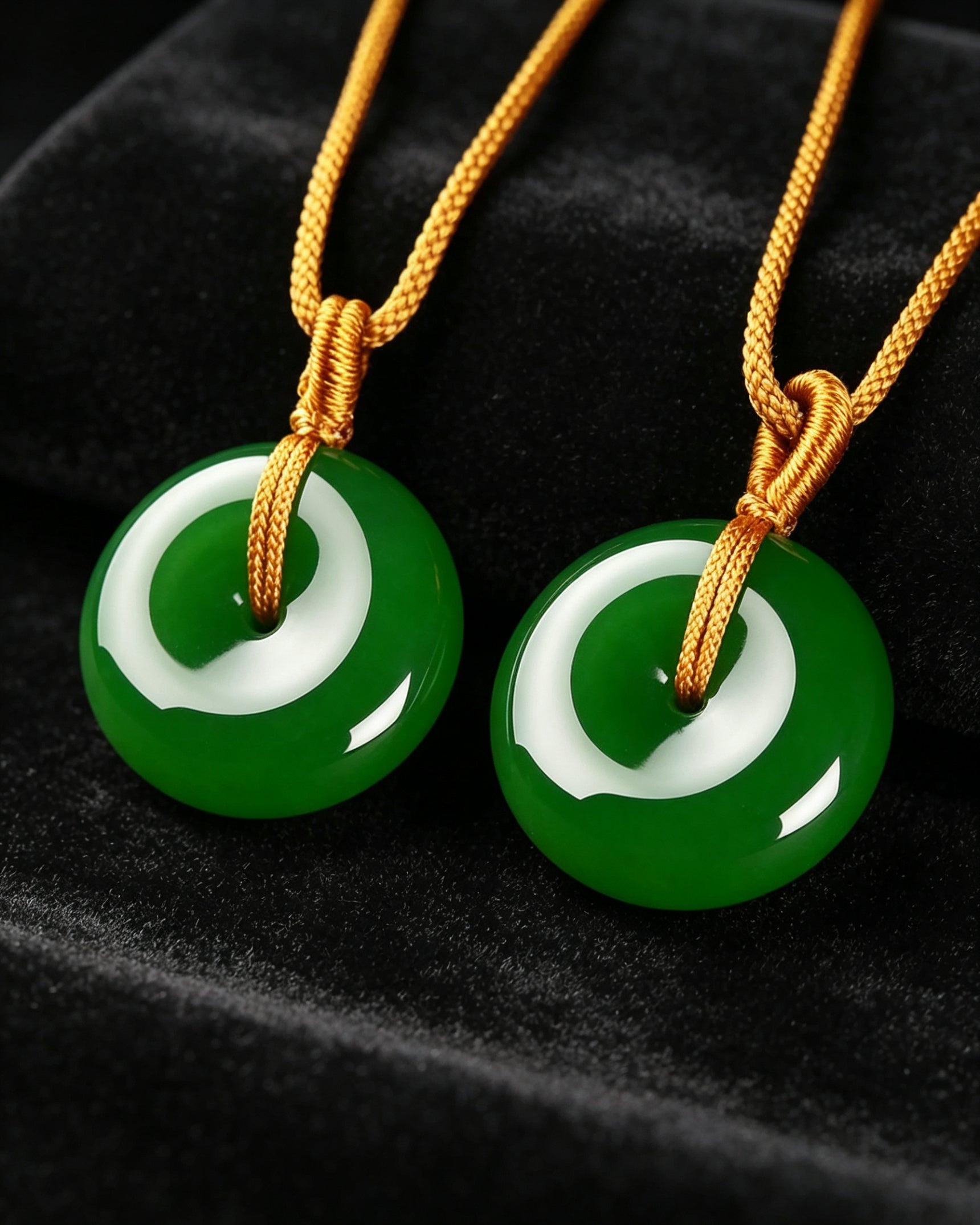 Jasper Peace Lock – Deep Green Circle