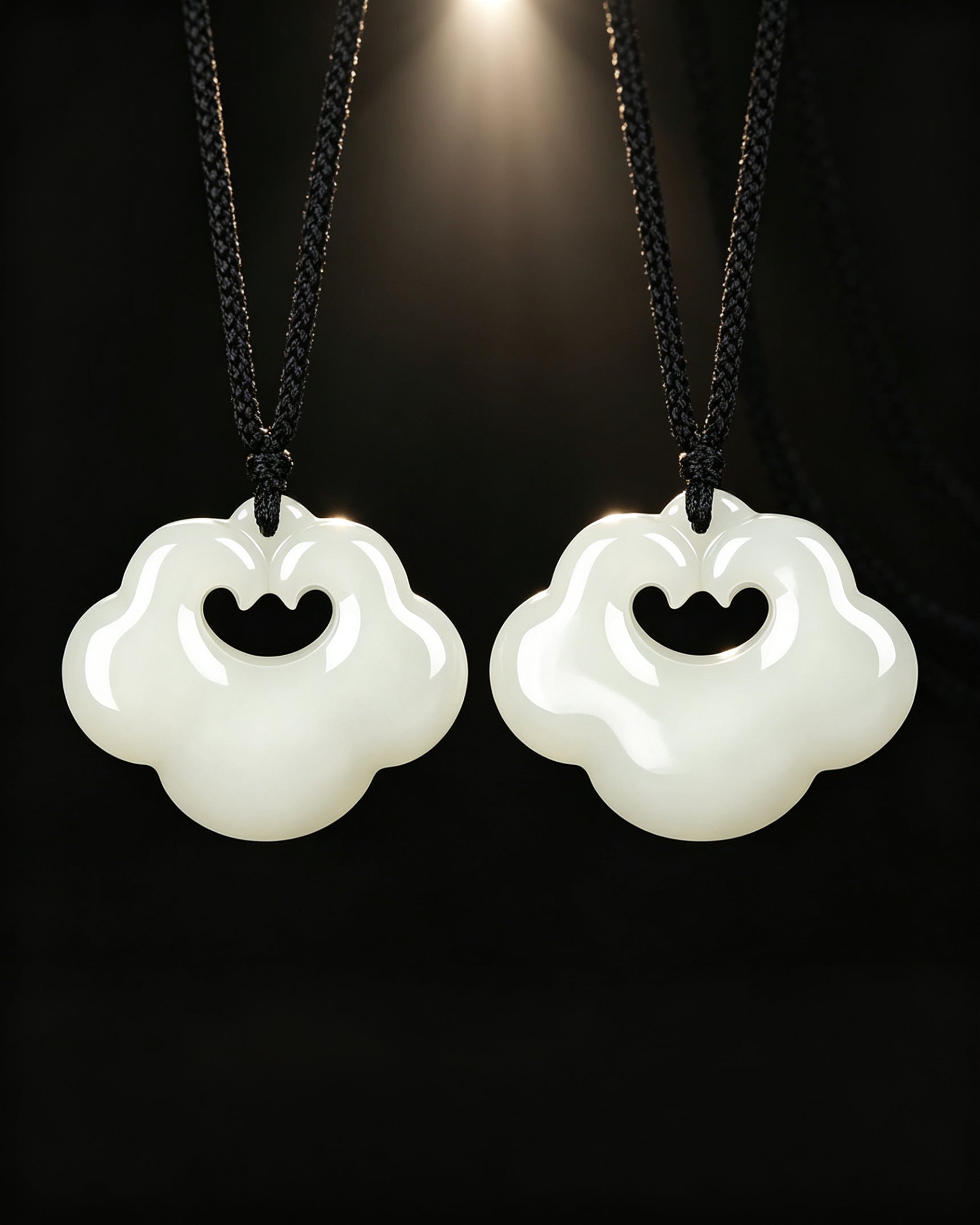 White Cloud Peace Lock – Pure & Simple