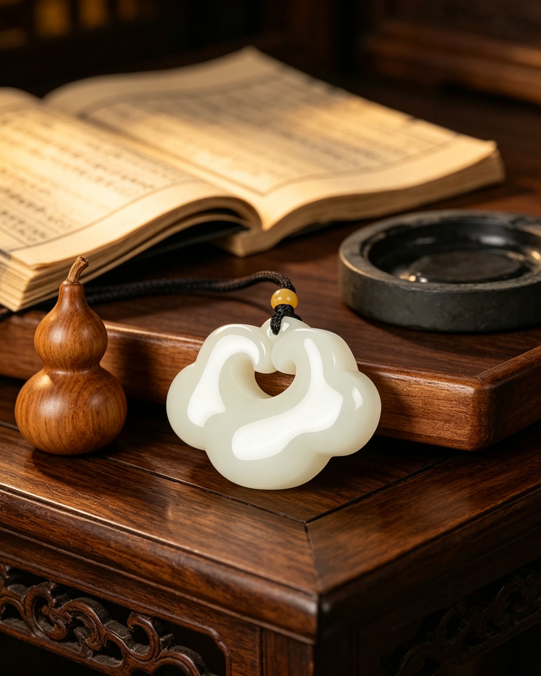 White Cloud Peace Lock – Pure & Simple