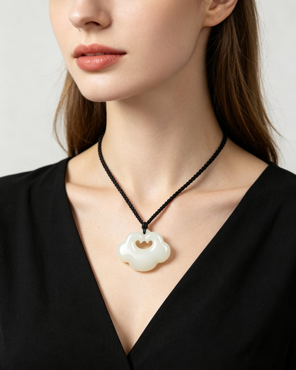 White Cloud Peace Lock – Pure & Simple
