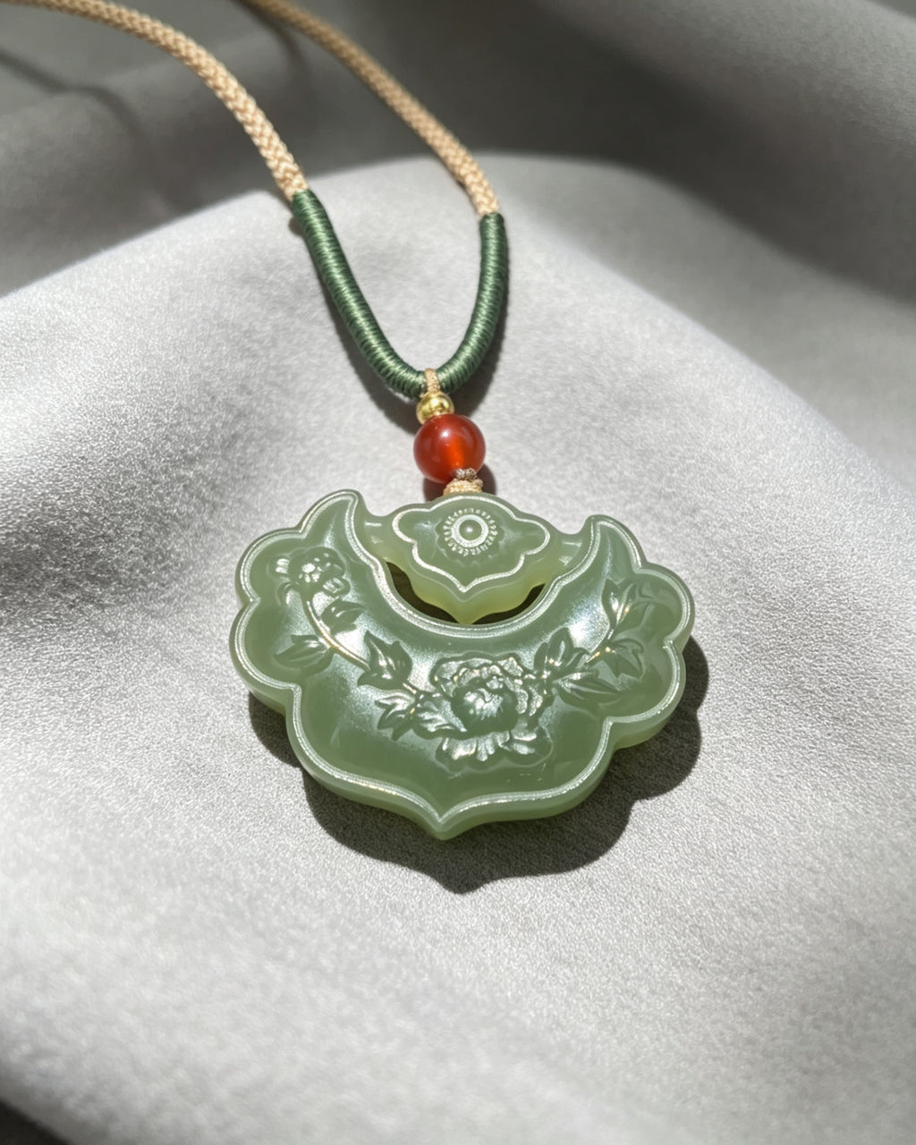 Fish & Lotus Peace Lock – Abundance&vitality
