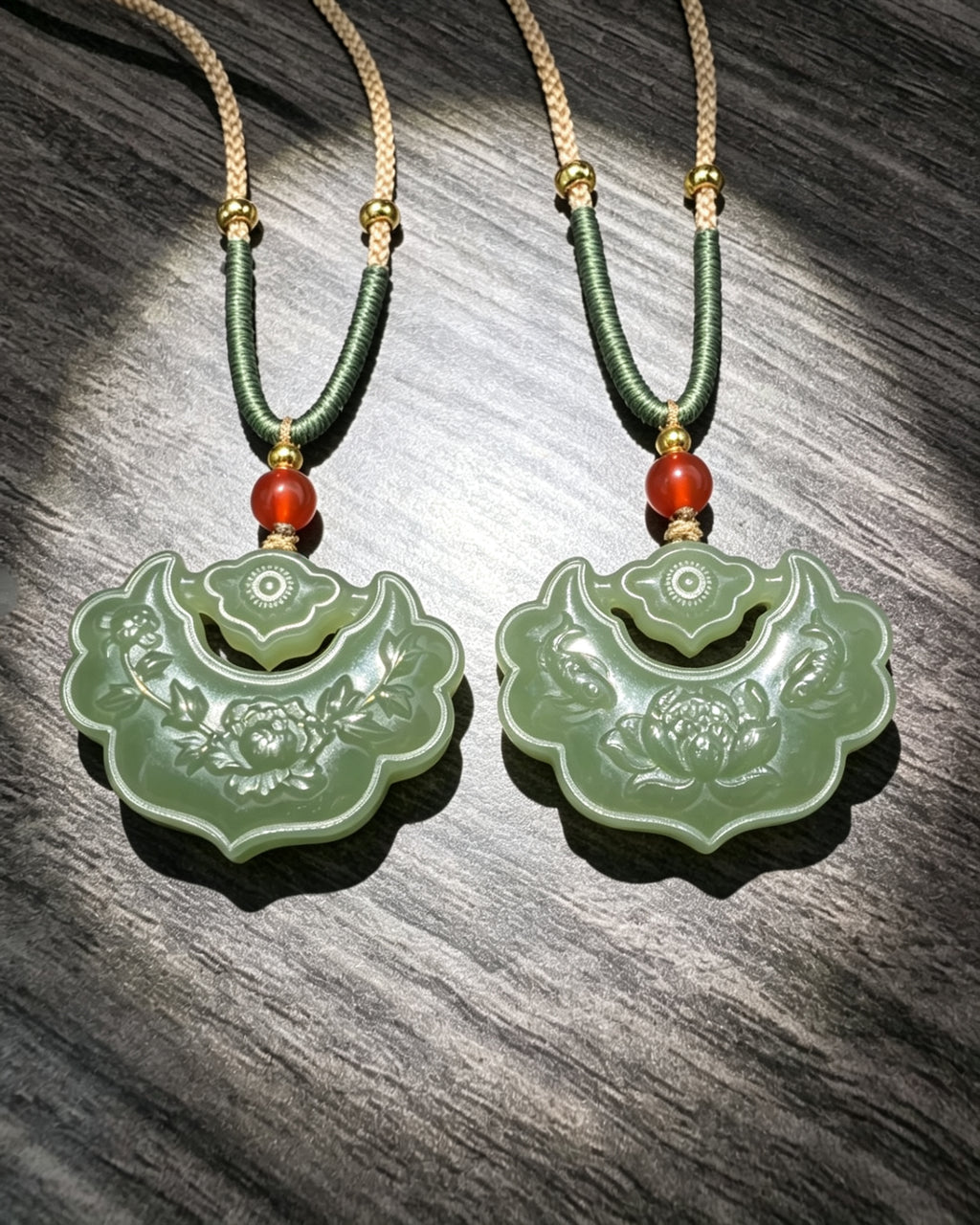 Fish & Lotus Peace Lock – Abundance&vitality