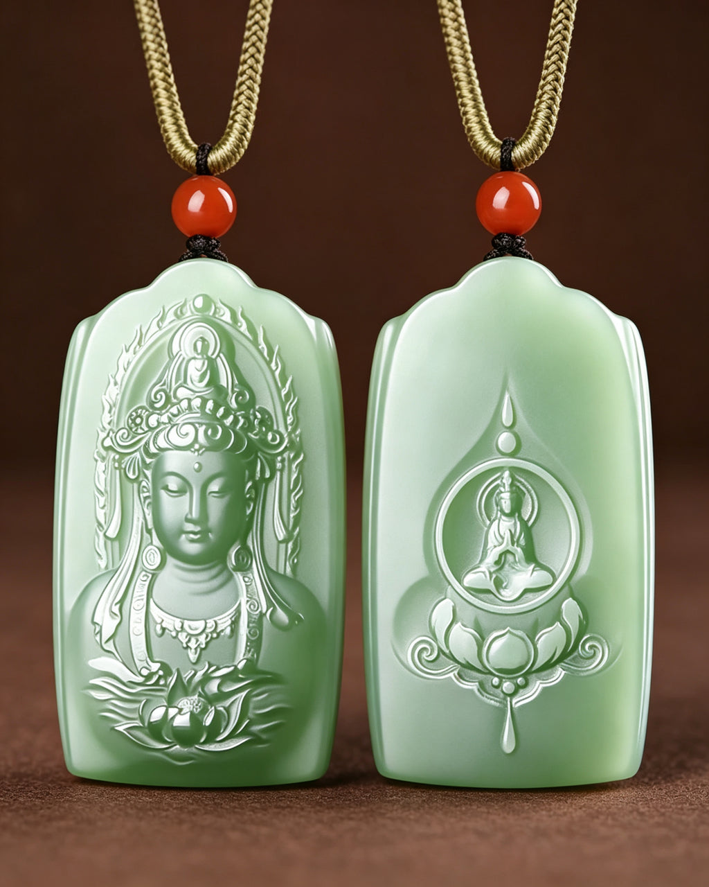 Aqua Guanyin Plaque – Flowing Compassion