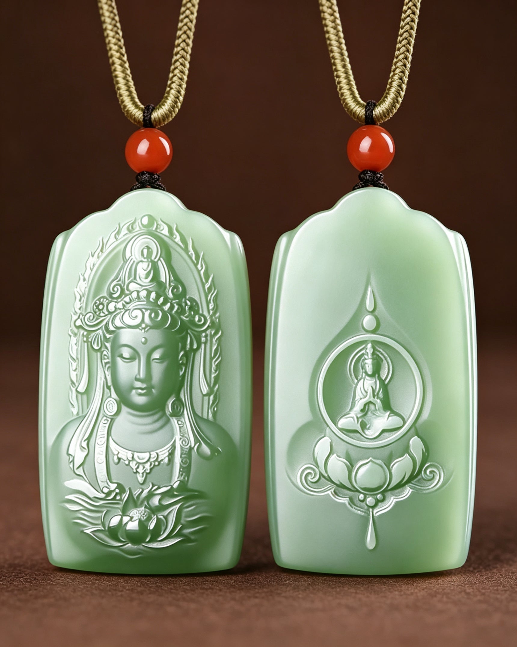 Aqua Guanyin Plaque – Flowing Compassion