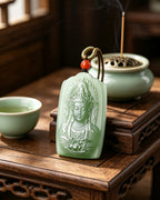 Aqua Guanyin Plaque – Flowing Compassion