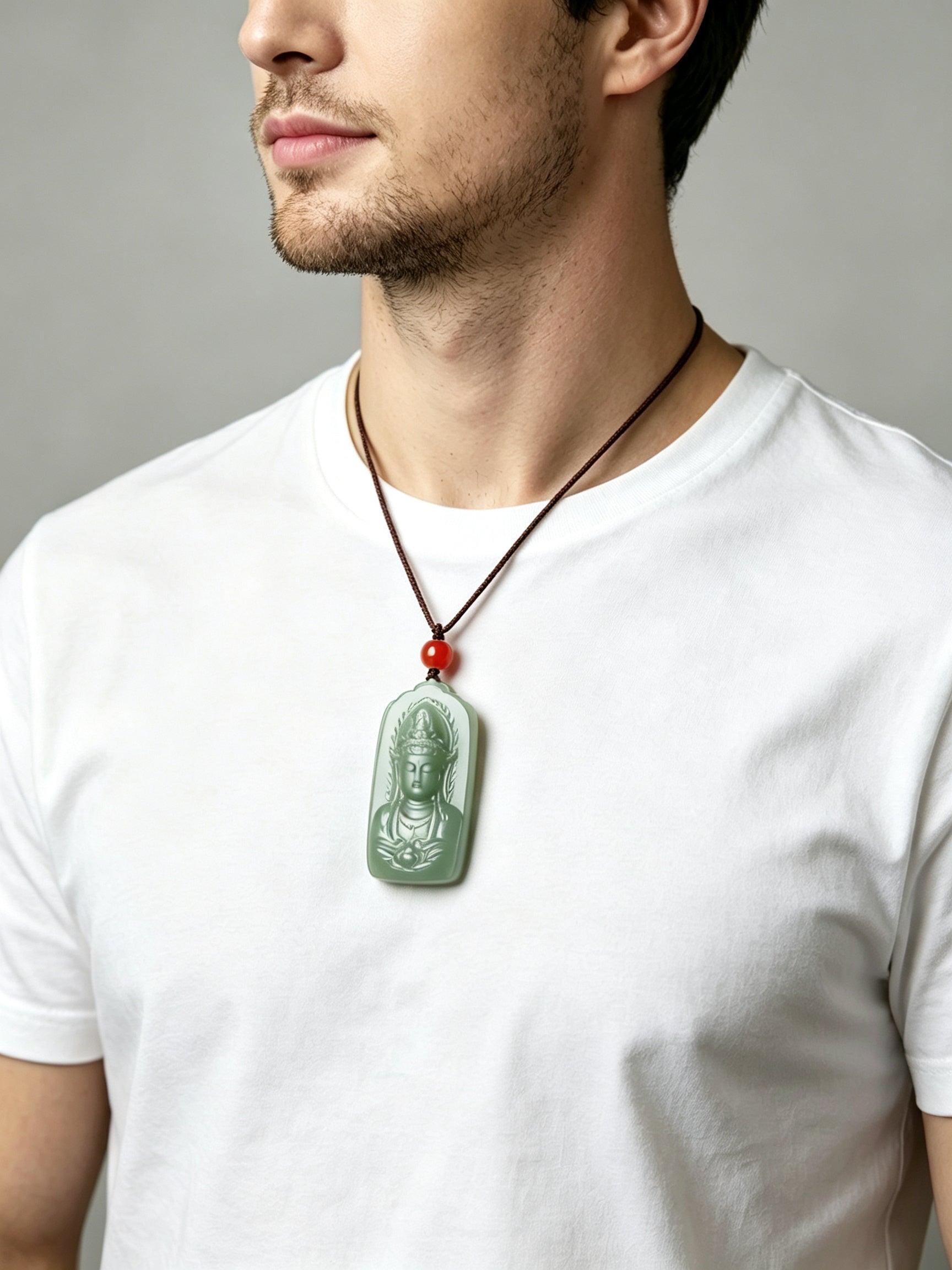 Aqua Guanyin Plaque – Flowing Compassion