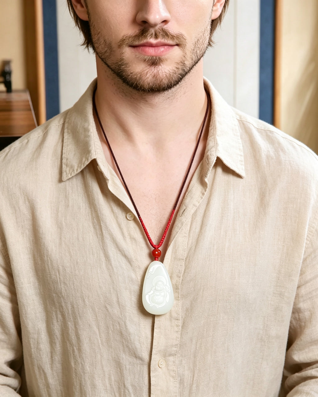 Water‑Drop Buddha Pendant
