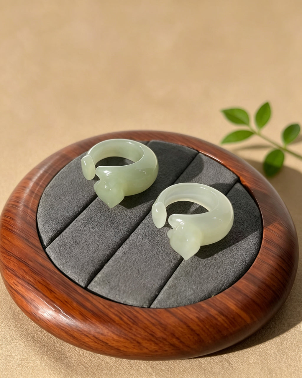 Pouncing Cat Ring – Jade Companion