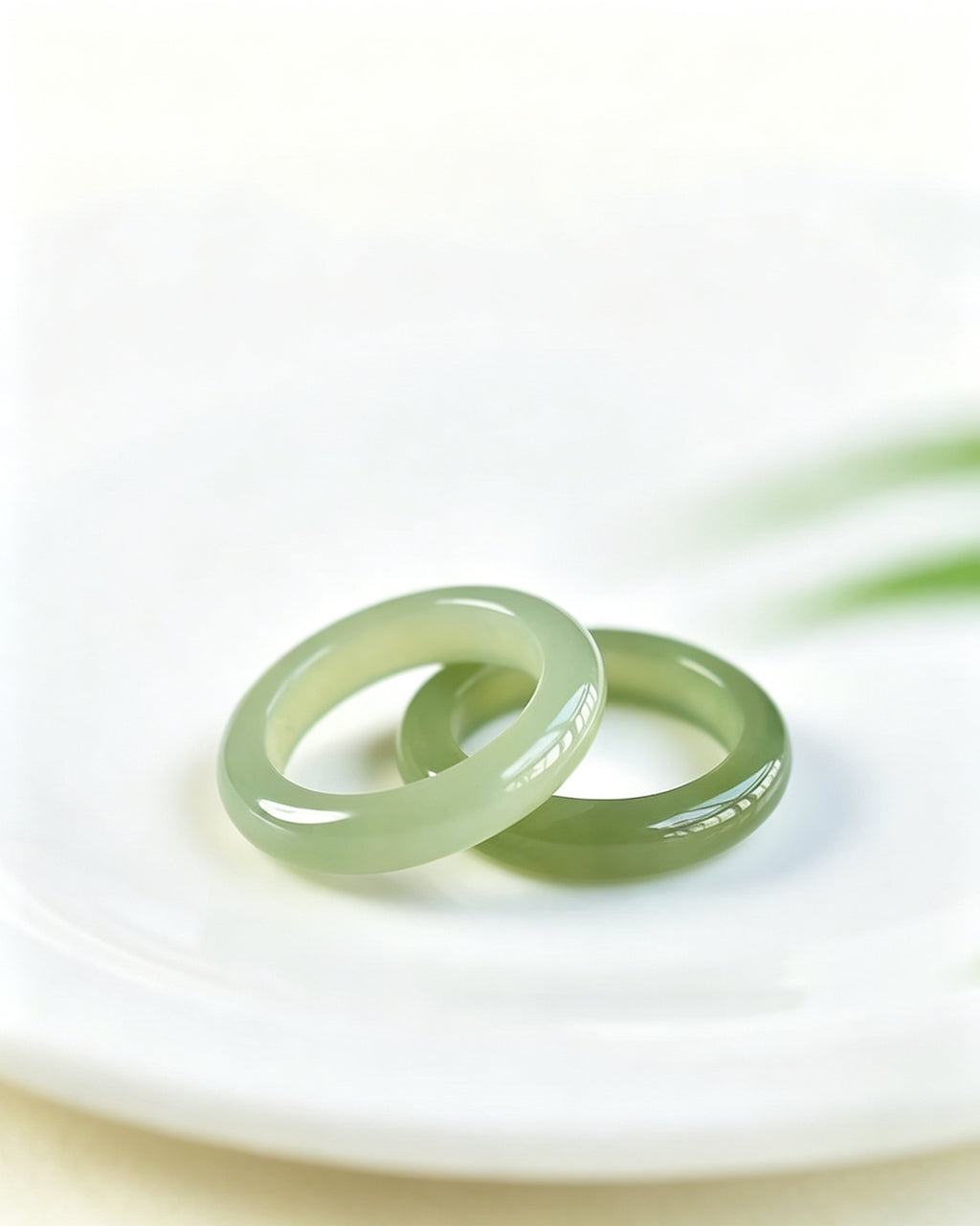 Qingshui Hetian Jade Ring – Aqua Stillness