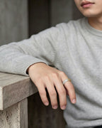 Caramel White Jade Ring – Warm Embrace