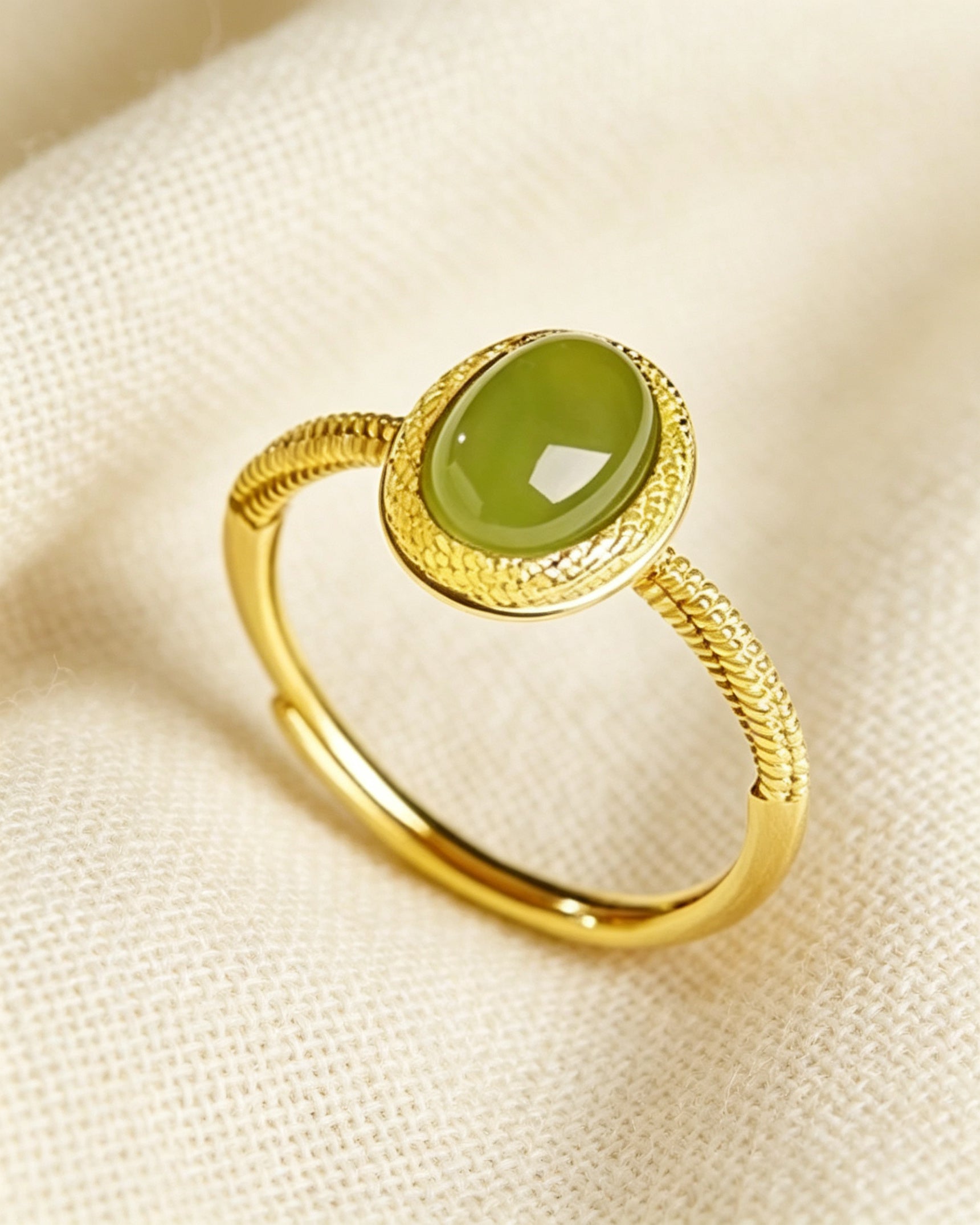 Jade Lake Ring – Oval Jasper