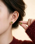 Square Earrings – Still Water