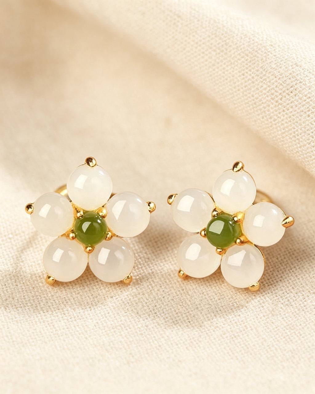 Flower Studs – Five Petals, One Heart