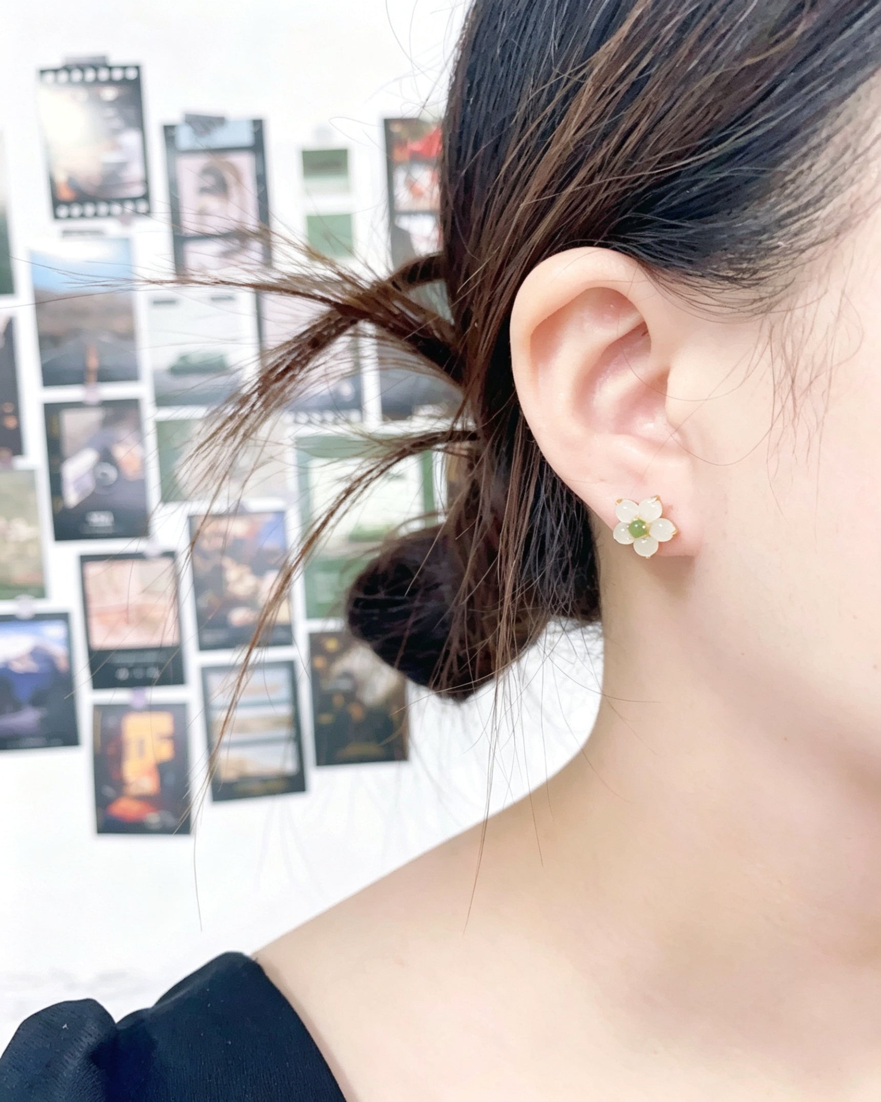 Flower Studs – Five Petals, One Heart