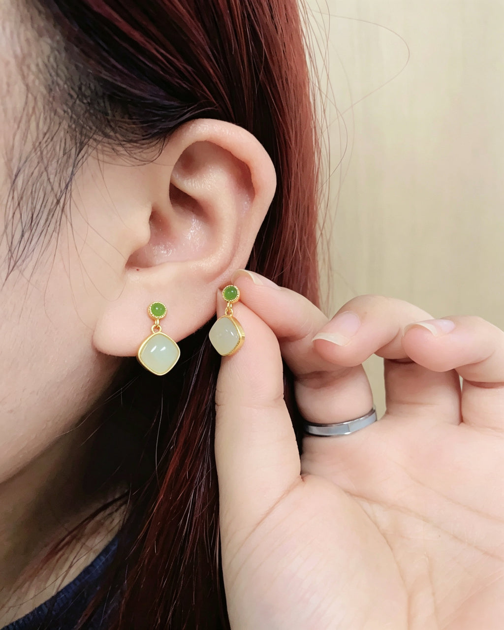 Square & Circle Drop Earrings – Inner Truth, Outer Grace