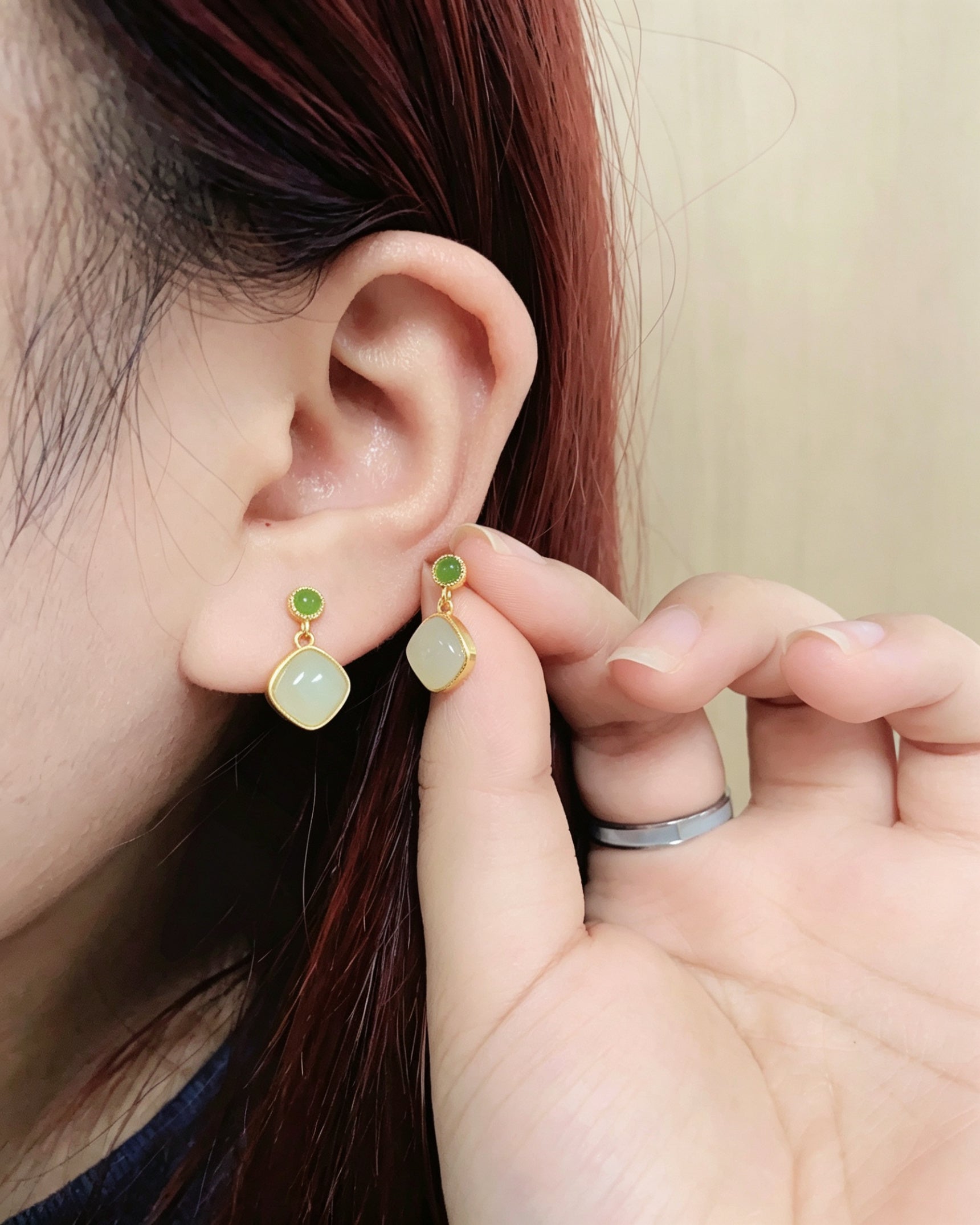 Square & Circle Drop Earrings – Inner Truth, Outer Grace