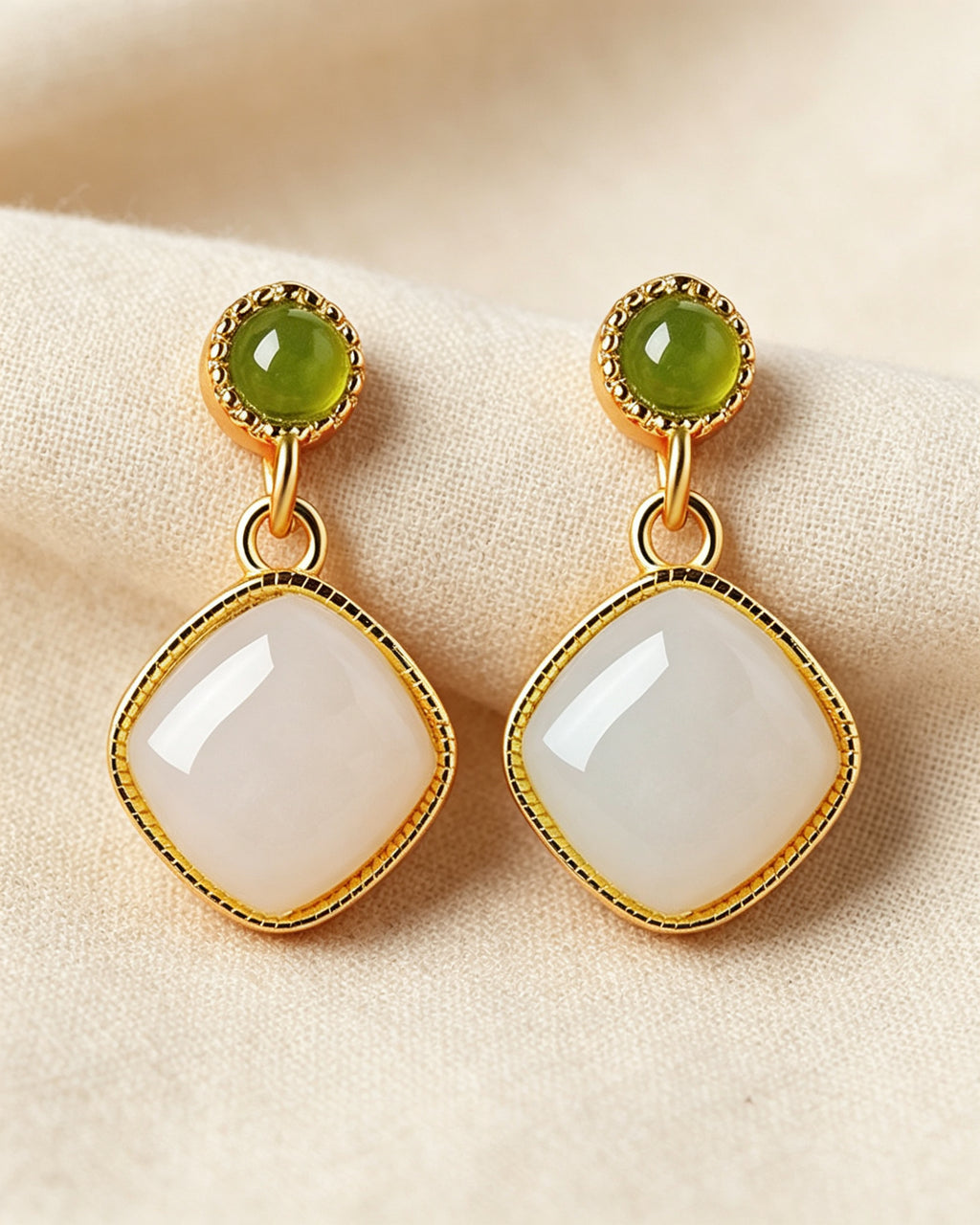 Square & Circle Drop Earrings – Inner Truth, Outer Grace