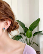 Butterfly & Jasper Dew Drop Earrings – Fluttering Stillness